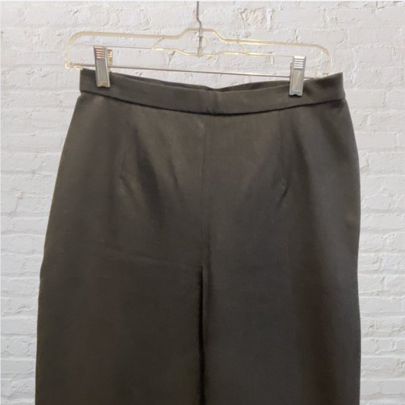 VINTAGE GAP -- Dress Pants, Gray, Straight Leg, Side Button and Zip, Tall - Picture 2 of 7